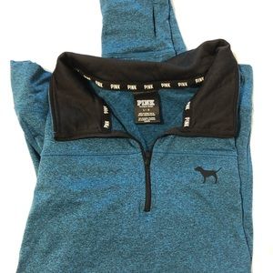 VS Pink quarter zip up
